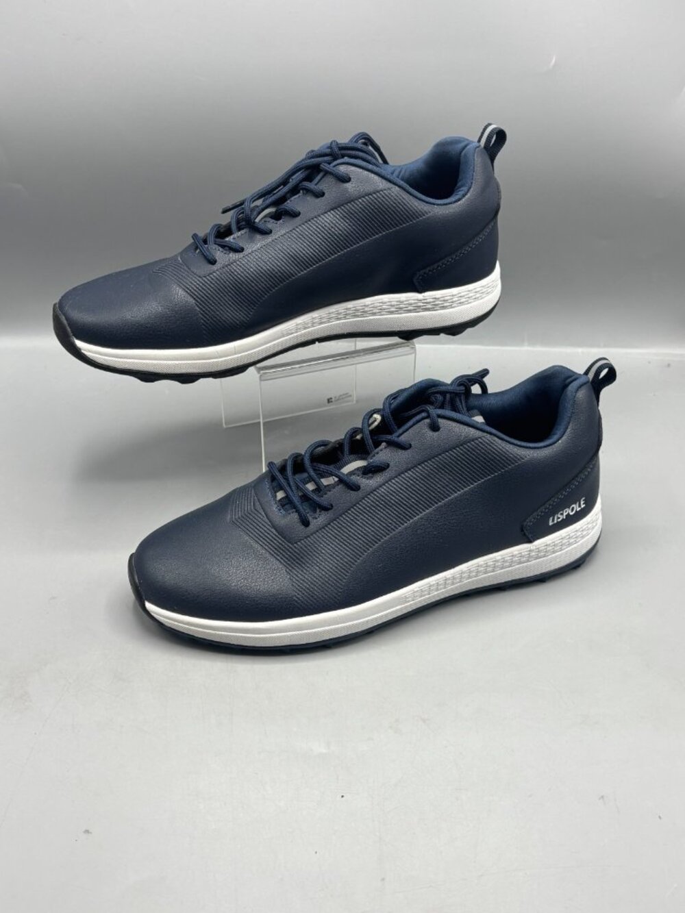 Lispole Mdsneccon Golf Shoes Mens 9 Blue Spikeless Sport Athletic Shoes Low Top
